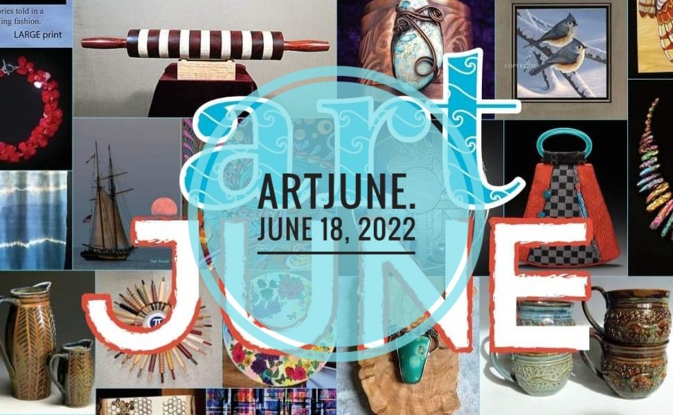Graphic for ArtJune event on June 18th, 2022