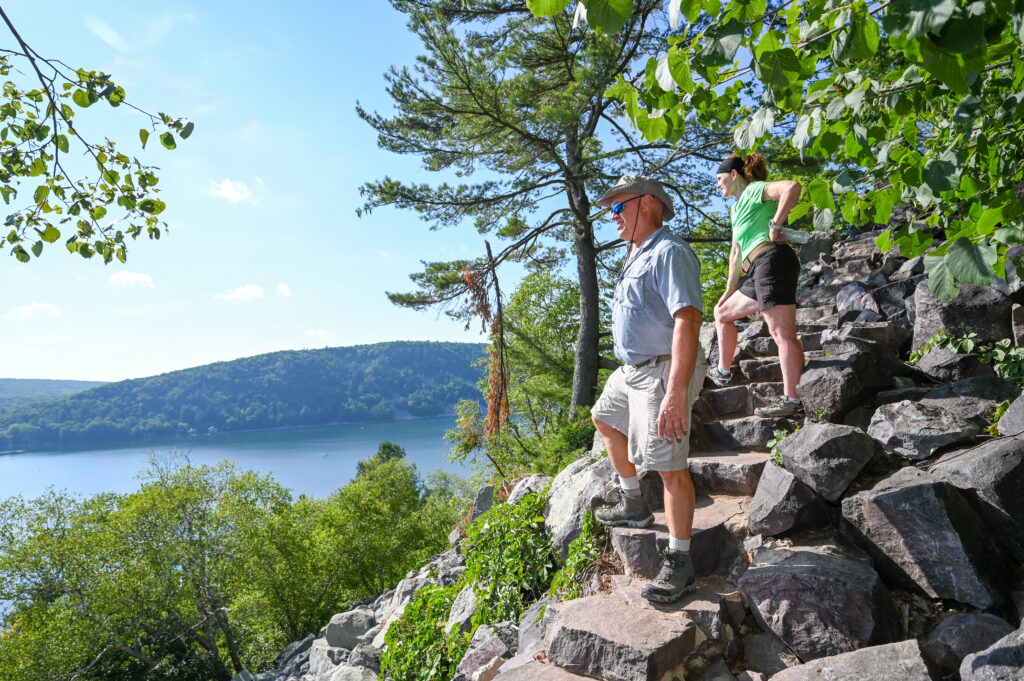 A couple hikes in Devil's Lake State Park in Sauk County Wisconsin.
