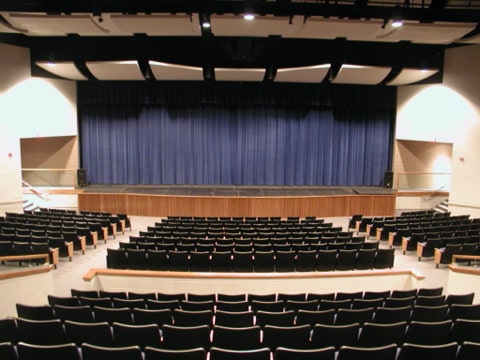 stage and auditorium at the CAL Center